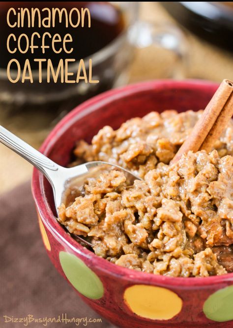 Best Oatmeal Recipe, Microwave Oatmeal, Oatmeal Coffee, Coffee Oatmeal, Amazing Breakfast, Easy Oatmeal, Chilly Morning, Cinnamon Oatmeal, Cinnamon Coffee