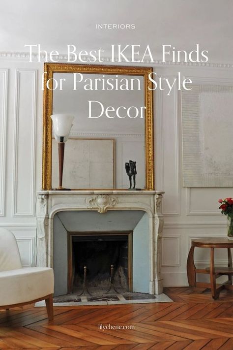 Parisian Apartment Aesthetic Loft, Parisian Style Studio Apartment, Parisienne Home Decor, Parisian Home Art, Uk Apartment Interior, Ikea Parisian Style, Parisian Style Entryway, Lux Interior Design, French Hallway Decor