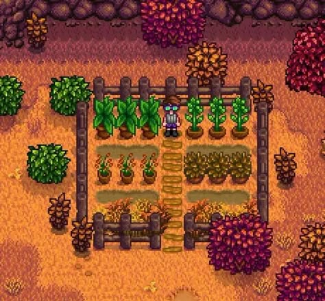 Stardew Valley Starter Farm, Stardew Valley Vanilla, Stardew Decor, Stardew Valley House, Farm Cottagecore, Stardew Farm, Stardew Valley Farm, Stardew Farms, Cottagecore Ideas