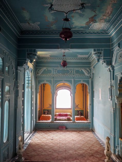 Udaipur India Blue Indian Aesthetic, Katie Davis Design, Katie Davis, City Palace Udaipur, City Palace Jaipur, Jaipur Travel, Udaipur India, India Architecture, Warehouse Design