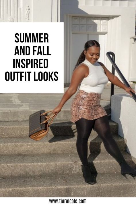 Allow me to introduce Summer to Fall outfit ideas. Think of it as a way to get the best of both seasons during this short transitional period of time. The Summer to Fall series incorporates both summer and fall-inspired looks. To kick things off. #beautyandwellness #fashion #homedecor #blushfashion #cozyhomedecor #fallstyle #lifestyle #nudefashion #weddingdress #modernfarmhouse #tiaralcole Picking Outfits, Fall Series, Pick Outfits, Atlanta Fashion, Outfit Looks, Transition Outfits, Fall Outfit Ideas, Favorite Handbags, Summer To Fall