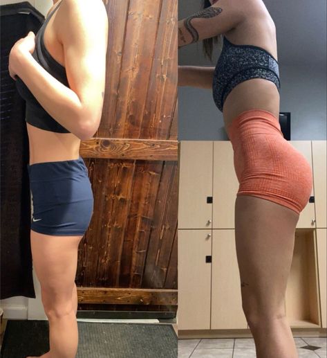 6 Month Glute Transformation, 2 Month Glute Transformation, Before And After Glutes Transformation, Glute Growth Before And After, Glute Inspo Pics, Glutes Before And After, Glute Transformation Before And After, Glute Progress, Glutes Growth