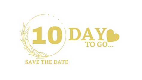 2 Days To Go Countdown Wedding, 7 Days To Go Countdown Wedding, 1 Day To Go Countdown Wedding, Days To Go Countdown Wedding, Engagement Stills, Days To Go Countdown, Countdown Wedding, Countdown Quotes, Leaf Decor Wedding