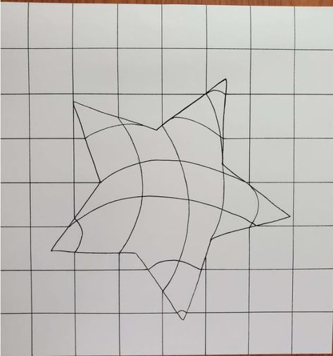 Op Art Step By Step Optical Illusions, Op Art Heart, 3d Star Drawings, Op Art Ideas Easy, Star 3d Drawing, Optical Illusions Art Drawing Easy, Optical Art Drawing, Op Art Ideas Optical Illusions, Opart Illusion Drawing