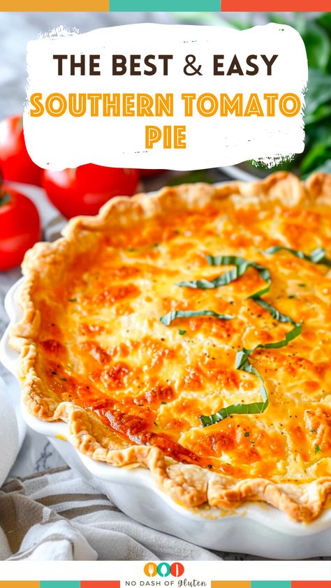 Tomato Pie With Ritz Crackers, Tomato Pie Recipe Southern, Tomato Pie Recipe Easy, Vegetable Pies, Southern Tomato Pie, Tomato Pie Recipe, Tomato Dishes, Savory Pies, Easy Pie Recipes