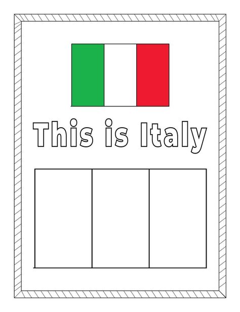 Italian Flag Colors, Coloring Template, Denmark Flag, Flag Printable, Flag Template, Pakistan Flag, Flag Coloring Pages, Preschool Coloring Pages, Ireland Flag