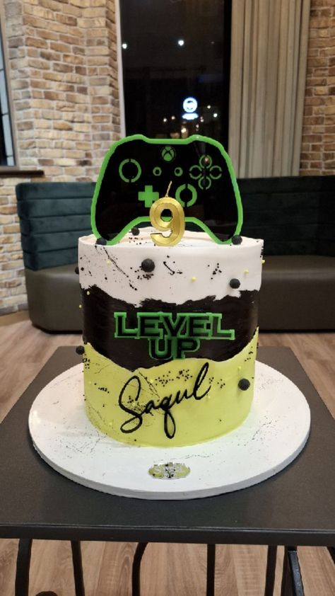 Gamers Birthday Cake Gamer Cake, Level Up, Birthday Cake, Cake, Birthday