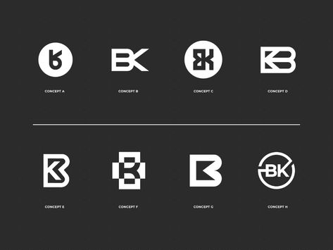 BK's by Eddie Lobanovskiy for Unfold on Dribbble Bk Logo Design Letter, Bk Logo, Barber Design, Party Design Poster, Personal Branding Logo, Logo Minimalista, Self Branding, Initial Logo, Logo Design Ideas