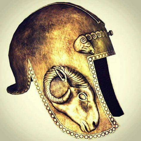 Illyrian-Dardanian helmet Illyrian Helmet Tattoo, Illyrian Tattoo, Illyrian Warrior, Albanian Tattoo, Zippo Art, Ancient Carthage, Helmet Tattoo, Albanian Culture, Military Logo