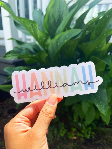 Personalized Name Stickers

Add a touch of personality to your belongings with these custom name stickers. Perfect for laptops, water bottles, notebooks, and more!

#personalizednamestickers #etsy . #Custom_Name_Stickers #Name_Sticker_Design #Name_Stickers_For_School #School_Labels_Printables Custom Name Stickers, Cricut Name Stickers, Name Design Ideas, Name Sticker Design, Label Sticker Design, School Name Tag, Designing Stickers, School Labels Printables, Lettering Name