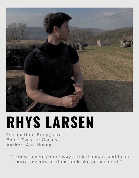 Rhys Larsen, Twisted Games, Romance Series Books, Romance Books Quotes, Romantic Book Quotes, Twisted Series, Fantasy Books To Read, Dark Romance Books, Recommended Books To Read