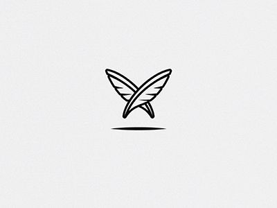 Butterflyer writers 64 Feather Logo Design Ideas, Logo Writer, Feather Pen Logo, Writer Logo Design, Trinity Logo, Minimal Butterfly, Writing Logo, Twitter Header Image, Pen Logo