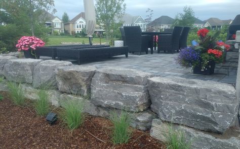 Armour Stone Garden, Landscaping Around Patio, Driveway Edging, Front Yard Patio, Patio Seating Area, Water Feature Wall, Property Maintenance, Garden Walls, Led Landscape Lighting