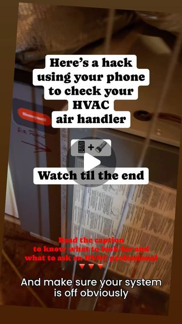 A n d r e w  M e l r o s e on Instagram: "❕Use this hack as a way to access the inside of your HVAC system — if you have filters around your house (and not in the air handler itself) you can still open up your return vents, pull the filter out and use your phone and flashlight this way.

Here is what you are looking for and what to ask ⬇️

- How old is the unit? (On average the useful life of a system is 15-20 years or so, though some can last longer). 

- Are there gaps or cracks in the system or the duct work?

- Is it leaking, has it leaked, or is it showing a rust or water marks from previous leaks or condensation?

- When you open the system up, (make sure it’s off of course), how does it look? Is there a lot of dust build up? How about green or black contamination? Does it smell real Flashlight, Hvac System Design, Hvac Duct, Air Handler, Duct Work, Hvac System, How Old, Home Maintenance, Open Up