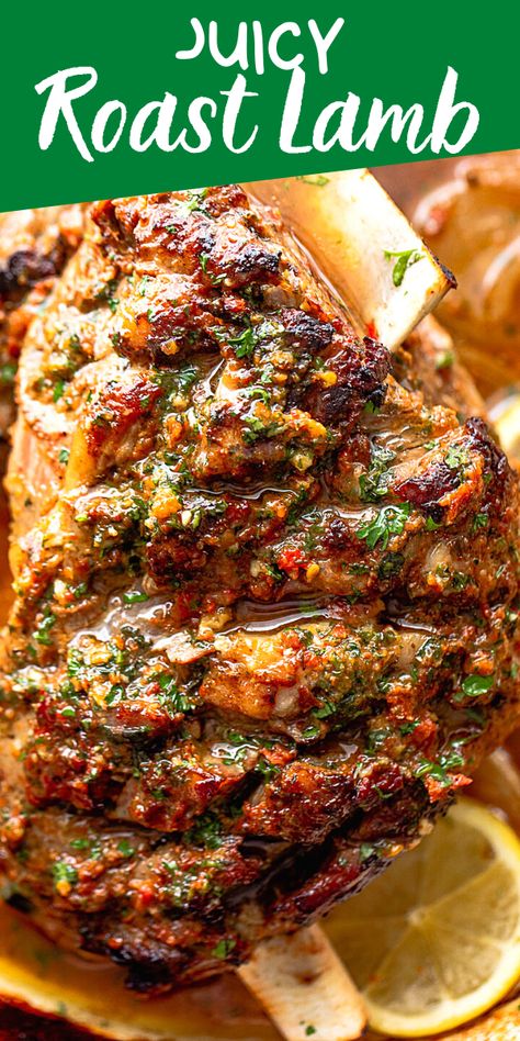 This Juicy Slow Roasted Lamb Shoulder recipe sure sounds fancy, but it is incredibly easy to make. Tender lamb dressed in a rich sun-dried tomato sauce and slow roasted in the oven. Lamb Recipes Oven, Roasted Lamb Shoulder, Sundried Tomato Sauce, Slow Roasted Lamb, Slow Roasted Lamb Shoulder, Lamb Roast Recipe, Lamb Shoulder Roast, Lamb Leg Recipes, Lamb Dinner