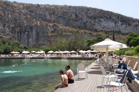 Day Trips From Athens, Round Spa, Natural Hot Springs, Natural Cave, Wellness Hotel, Drink Tea, Tourist Trap, Natural Pool, Seaside Towns