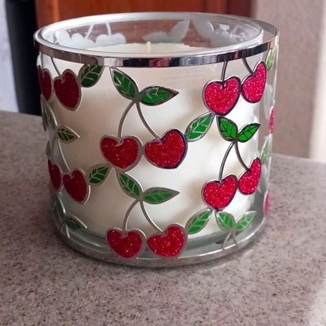 Cherry Home Decor, Lovecore Decor, Cherry Bathroom Decor, Cherry Room Decor, Cherry Coded, Cherry Bathroom, Cherry Stuff, Cherry Vibes, Cherry Candle