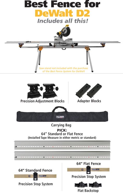 Best Fence System for DeWalt - FastCap Dewalt Miter Saw Stand, Workshop Trailer, Chop Saw Stand, Mitersaw Station, Workbench Ideas, Mitre Saw Stand, Saw Stand, Chop Saw, Woodworking Workshop