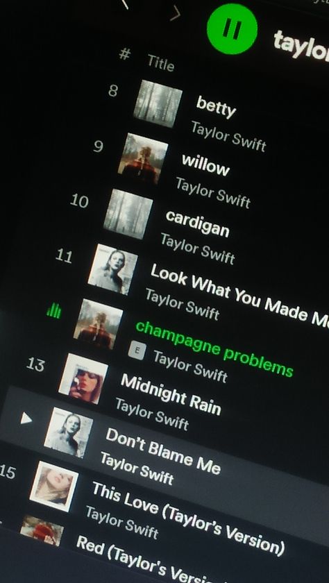 Taylor Swift Spotify, 15 Taylor Swift, Taylor Swift Playlist, Don't Blame Me Taylor Swift, Taylor Swift Music, Taylor Swift Red, Minimal Aesthetic, Red Taylor, Taylor Swift Album