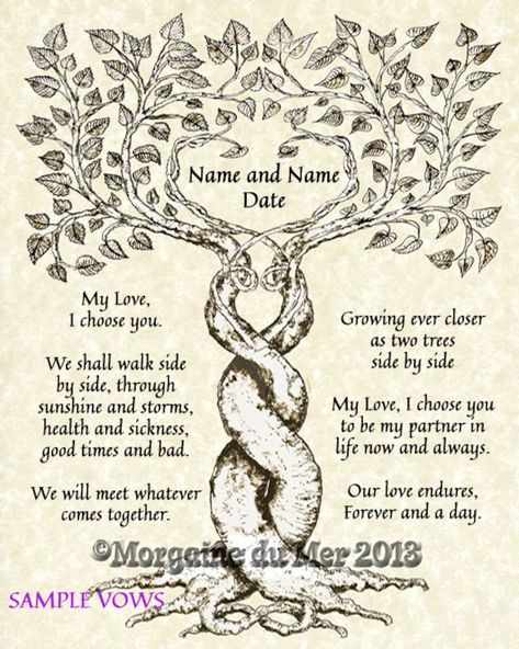 Handfasting Certificate, Sci Fi Wedding, Wedding Lettering, Whatever Forever, Marriage Gift, Tree Quotes, Wedding Readings, Wedding Print, Beautifully Broken