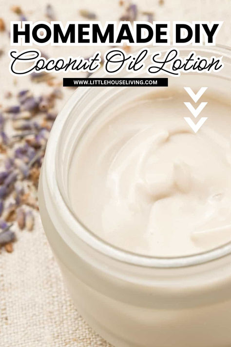 Create your own all-natural coconut oil lotion with this easy DIY recipe! Perfect for moisturizing and nourishing your skin, this homemade lotion combines the benefits of coconut oil with soothing ingredients. Ideal for dry skin, it absorbs quickly and leaves your skin feeling soft and hydrated. Customize it with your favorite essential oils for a personalized touch. Coconut Oil Hand Cream Diy, How To Make Lotion With Coconut Oil, Diy All Natural Body Lotion, Coconut Oil Essential Oil Recipes, Coconut Lotion Diy, Homemade Hand Cream For Extra Dry Skin, Body Lotion Diy Moisturizer, Homemade Lotion With Coconut Oil, Making Lotion Recipes