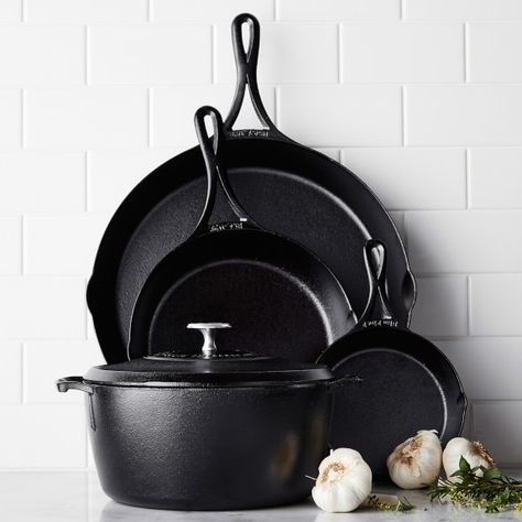 Season Cast Iron Skillet, Lodge Cookware, Lodge Cast Iron Skillet, Cast Iron Cookware Set, Skin Care Supplies, Product Shooting, Seasoning Cast Iron, Lodge Cast Iron, William Sonoma