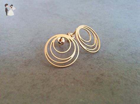 Gold Studs Earrings, Gold Earrings Stud, English Prepositions, Circle Stud Earrings, Earrings Circle, Stud Earrings Gold, Gold Pendant Jewelry, Gold Rings Fashion, Gold Ring Designs