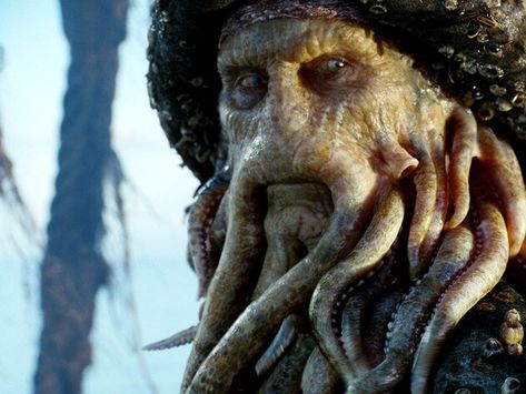 Davy Jones Pirates, Bill Nighy, Kaptan Jack Sparrow, Elizabeth Swann, Flying Dutchman, Captain Jack Sparrow, Davy Jones, Pirate Life, Walt Disney Pictures