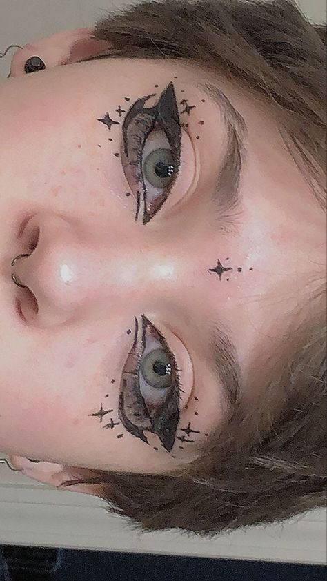 Make Up Yeux, Eyeliner Inspo, Halloweenský Makeup, Funky Makeup, Drag Make-up, Cute Eye Makeup, Graphic Makeup, Swag Makeup, Emo Makeup