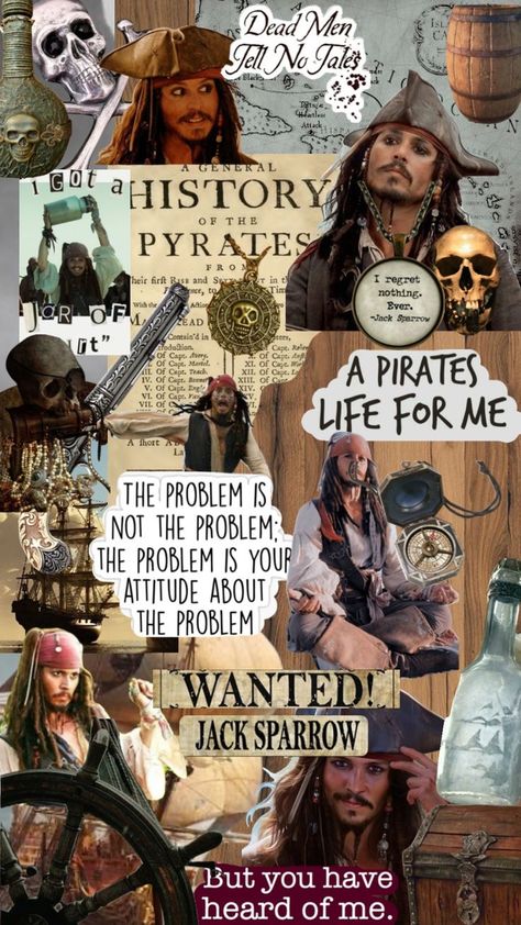 Pirates Of The Caribbean Collage, Captain Jack Sparrow Wallpaper, Jack Sparrow Quotes Funny, Captian Jack Sparrow, Jake Sparrow, Jack Sparrow Funny, Captain Jack Sparrow Quotes, Jack Sparrow Wallpaper, Jack Sparrow Quotes