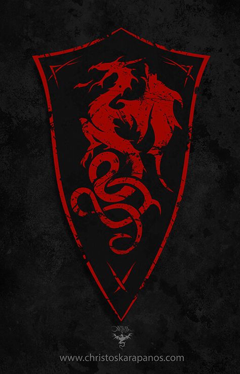 Medieval Emblem, Dragon Sigil, House Sigil, Heraldry Design, Medieval Dragon, Dragon Shield, Old Blood, Skateboard Design, Shield Logo