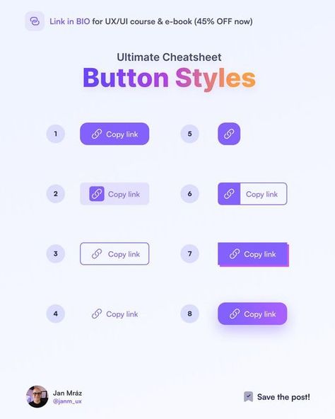 Good Ux Design Examples, Web Ux Design, Website Button Design, Profile Design Ideas, Web Button Design, Ui Button Design, Simple Ui Design, Modern Ui Design, Ux Ui Design Inspiration