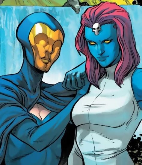 Destiny and Mystique from Inferno Vol 2 #4 Mystique Comic, Mystique Xmen, Raven Darkholme, Mystique Marvel, Canon Event, Marvel Couples, Comic Book Shop, Character Types, Iconic Moments