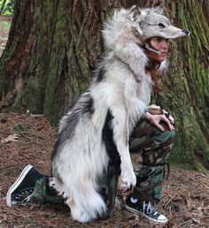 wolf headdress Wolf Headdress, Wolf Clothing, Wolf Hat, Wolf Costume, Wolf Mask, Vulture Culture, Larp Costume, Grey Wolf, Black Wolf