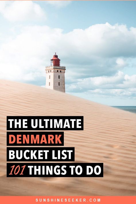 The ultimate Denmark bucket list: 101+ awesome things to do | Sunshine Seeker Denmark Bucket List, Denmark Travel Guide, Short Travel Quotes, Denmark Travel, Adventure Camping, Travel Images, Aarhus, Europe Travel Tips, Reykjavik