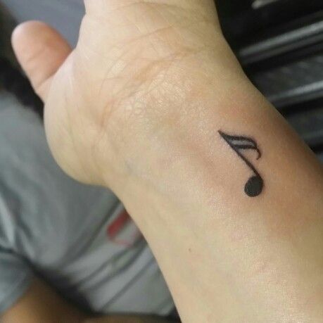 16th note,  music note tattoo, small wrist tattoo, tiny tattoo Musical Note Tattoo, Tattoo Note, Notes Tattoo, Notes Background, Notes Pictures, Music Notes Tattoo, Tattoo Music, Song Notes, Music Note Tattoo