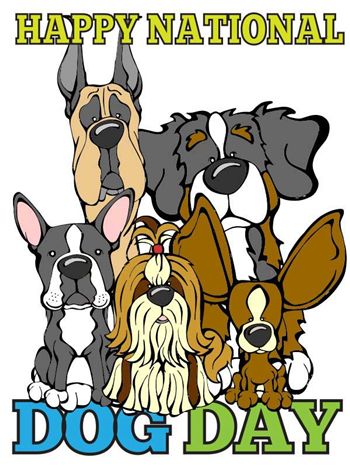 national dog day images | Free Printable Coloring Page for National Dog Day! Dog Phrases, Cute White Puppies, Happy National Dog Day, National Dog Day, National Pet Day, Dog Grooming Business, National Days, Dog Day, Dog Crafts