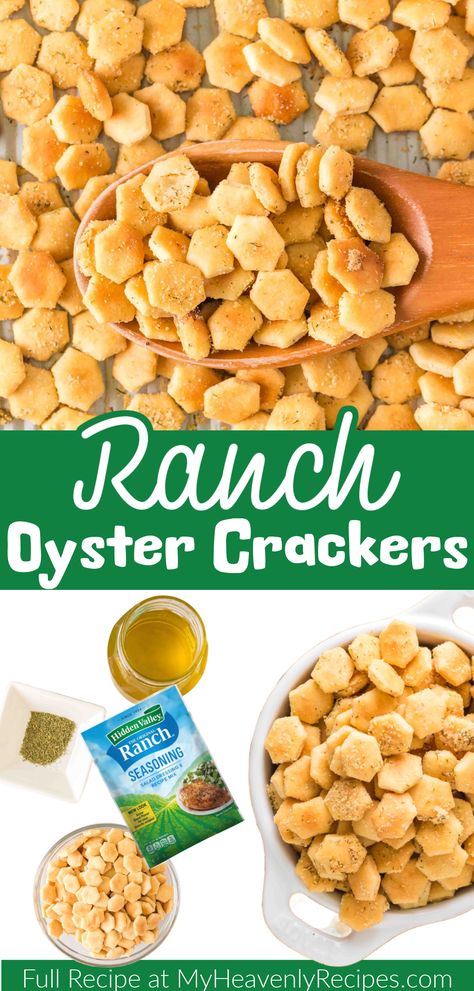 ranch oyster crackers Dill Oyster Crackers Recipe, Dill Crackers Recipe, Dill Oyster Crackers, Oyster Cracker Snack, Oyster Cracker, How To Make Ranch, Oyster Crackers Recipe, Ranch Oyster Crackers, Easy Snack Mix