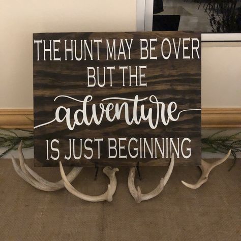 Buck And Doe Wedding Ideas, Deer Hunting Wedding Ideas, Hunting Bachelor Party, Hunter Party Hunting Themes, The Hunt Is Over Grooms Table, Grooms Table Hunting Theme, The Hunt Is Over Wedding Theme, Hunting Bachelorette Party, Deer Hunter Wedding Ideas