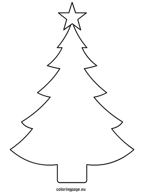 Christmas tree template printable | Coloring Page Christmas Tree Printable, Tree Template, Christmas Tree Template, Christmas Tree Coloring Page, Christmas Tree Clipart, Tree Templates, Tree Coloring Page, Christmas Stencils, Free Christmas Printables