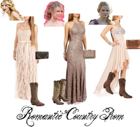 Western Prom Dresses Country, Cowboy Gala, Grade 8 Grad Dresses, Country Prom, Dresses Country, Fancy Attire, Grad Dresses Short, Grad Dresses Long, Cute Country Outfits