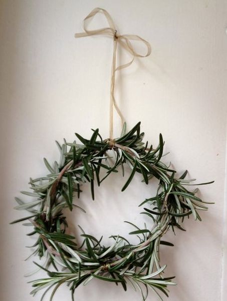 Rosemary Wreath, Kitchen Christmas, Wrap Gift, Product Testing, Gift Wrapper, Deco Floral, Noel Christmas, Holiday Inspiration, Scandinavian Christmas