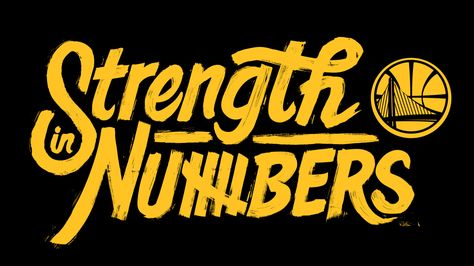 The Golden State Warriors have got game in the branding world, too. Strength In Numbers, Bola Basket, Marketing Program, Typography Letters, Led Signs, Web Marketing, Golden State Warriors, Golden State, Interactive Design