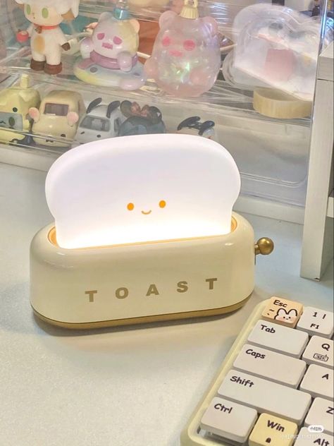 Cute Gadgets, Soft Bedroom, Cute Night Lights, Study Room Decor, Cute Bedroom Decor, Cute Room Ideas, Kawaii Room, Room Makeover Inspiration, Cute Room Decor