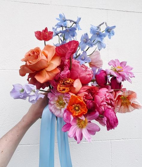 PIPER+POSIE on Instagram: "For Heidi 💫 It’s pretty special when a couple gives you complete creative freedom! Thank you for trusting me to bring your orange dreams to life x • • • • #flowers #freshflowers #colour #editorial #floralsyourway #smallbusiness #weddingflowers #wildflowers #waxflower #melbourneflowers #florist #ceramics #melbourneflowers #design #driedflowers #everlastingflowers #everlasting #driednatives #everlastingblooms #melbournewedding#earthytones #rustictones #wedding #natur Flower Shower, Rainbow Bridal Bouquet, Event Aesthetic, Romantic Bouquet, Unique Bouquet, Colorful Bouquet, Creative Freedom, Cute Wedding Ideas, Beautiful Flower Arrangements