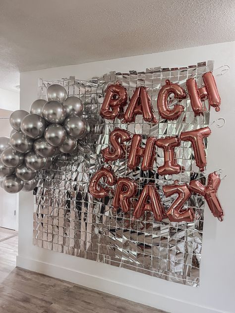 Sparkle Bachelorette, Boujee Bachelorette Party, Crazy Decor, Bachelorette Vibes, Bachelorette Balloons, Last Disco, Bachelorette Theme, Bachelorette Ideas, Bachelorette Gift