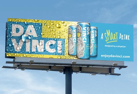 Drink Billboard Design, Cool Billboard Design, Beer Billboard Design, Cool Billboards, Graphic Design Billboard, Billboard Design Ideas Graphics, Food Billboard Design, Billboard Design Advertising, Billboard Design Inspiration