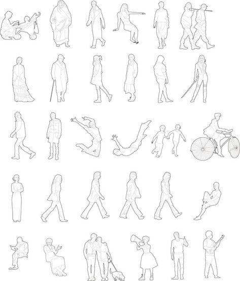 People Cutout, Photoshop Rendering, Urban Design Concept, Human Figure Sketches, Graphic Shapes Design, Architecture People, Architecture Concept Diagram, Sketches Of People, Human Drawing