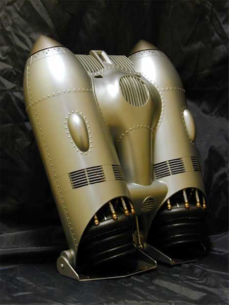 Rocketeer Jet Pack Prop Replica (kit) Jet Packs, Rocket Pack, Steampunk Gadgets, Jet Pack, Sci Fi Props, Arte Nerd, Retro Rocket, Classic Sci Fi, Fiction Movies