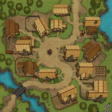 Rpg City, Building Blueprints, Game Map, Fantasy City Map, Map Ideas, Village Map, Fantasy Village, Map Layout, Building Map